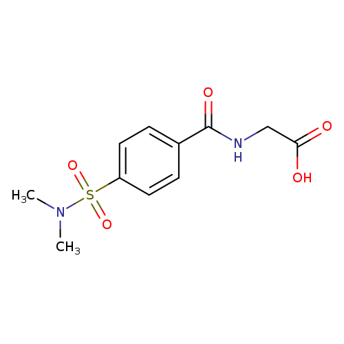 2-{[4-(dimethylsulfamoyl)phenyl]formamido}acetic acid