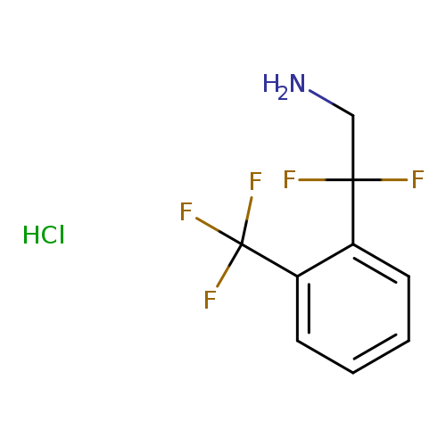 2,2-difluoro-2-[2-(trifluoromethyl)phenyl]ethan-1-aminehydrochloride