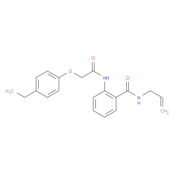N-allyl-2-{[(4-ethylphenoxy)acetyl]amino}benzamide