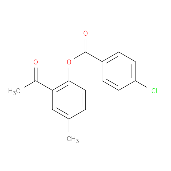 2-acetyl-4-methylphenyl 4-chlorobenzoate