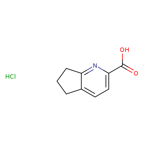 5H,6H,7H-cyclopenta[b]pyridine-2-carboxylic acid hydrochloride