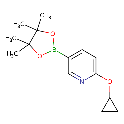 2-cyclopropoxy-5-(tetramethyl-1,3,2-dioxaborolan-2-yl)pyridine
