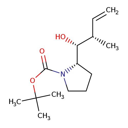 (S)-tert-Butyl 2-((1R,2S)-1-hydroxy-2-methylbut-3-en-1-yl)pyrrolidine-1-carboxylate