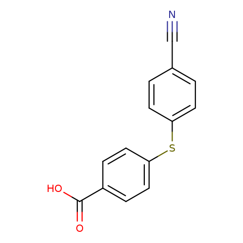 4-[(4-Cyanophenyl)sulfanyl]benzoic acid
