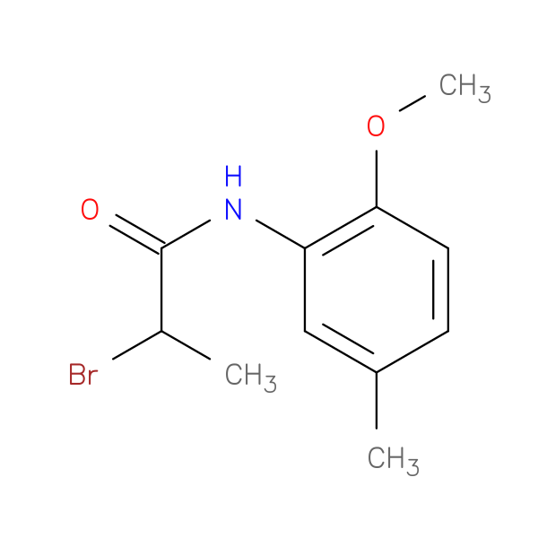 2-Bromo-n-(2-methoxy-5-methylphenyl)propanamide