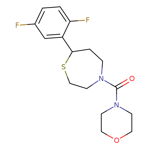 7-(2,5-difluorophenyl)-4-(morpholine-4-carbonyl)-1,4-thiazepane