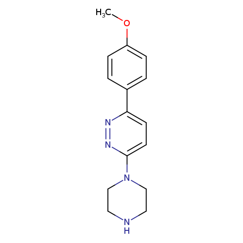 3-(4-Methoxyphenyl)-6-(piperazin-1-yl)pyridazine