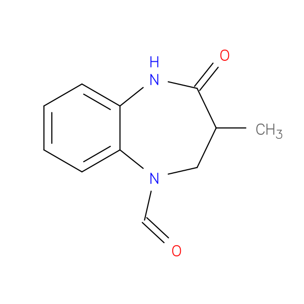 3-Methyl-4-oxo-2,3,4,5-tetrahydro-1h-1,5-benzodiazepine-1-carbaldehyde