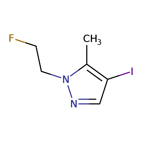 1-(2-FLUORO-ETHYL)-4-IODO-5-METHYL-1H-PYRAZOLE