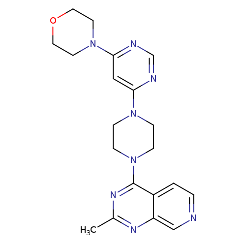 4-[6-(4-{2-methylpyrido[3,4-d]pyrimidin-4-yl}piperazin-1-yl)pyrimidin-4-yl]morpholine