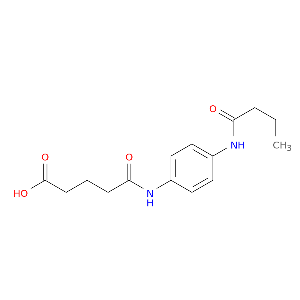 5-((4-Butyramidophenyl)amino)-5-oxopentanoic acid