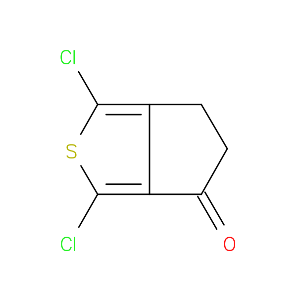 1,3-Dichloro-5,6-dihydro-4H-cyclopenta[c]thiophen-4-one