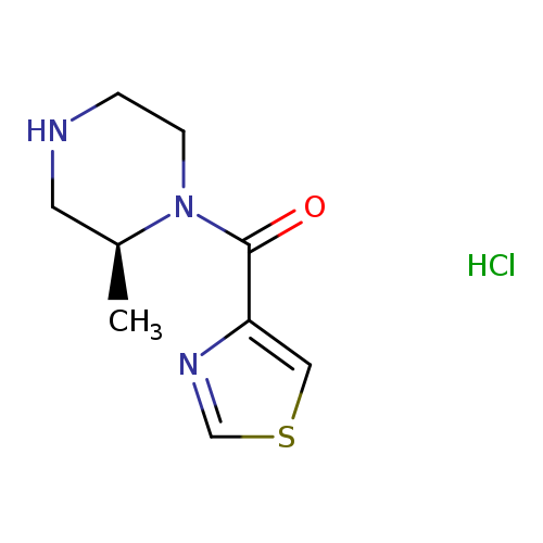 (2S)-2-methyl-1-(1,3-thiazole-4-carbonyl)piperazine hydrochloride