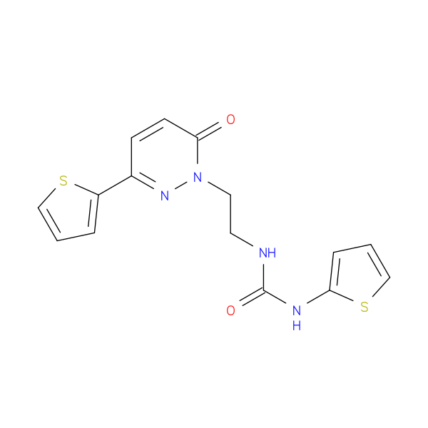 1-{2-[6-oxo-3-(thiophen-2-yl)-1,6-dihydropyridazin-1-yl]ethyl}-3-(thiophen-2-yl)urea