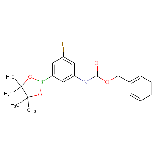 Benzyl N-[3-fluoro-5-(tetramethyl-1,3,2-dioxaborolan-2-yl)phenyl]carbamate