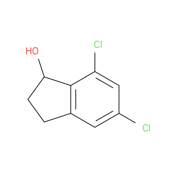 5,7-dichloro-2,3-dihydro-1H-inden-1-ol