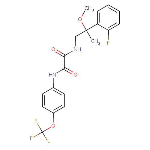 N-[2-(2-fluorophenyl)-2-methoxypropyl]-N'-[4-(trifluoromethoxy)phenyl]ethanediamide
