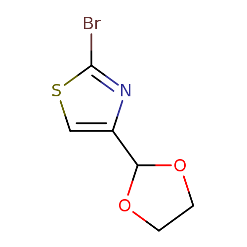2-bromo-4-(1,3-dioxolan-2-yl)-1,3-thiazole