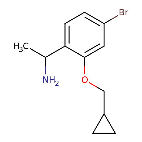 1-(4-Bromo-2-cyclopropylmethoxy-phenyl)-ethylamine