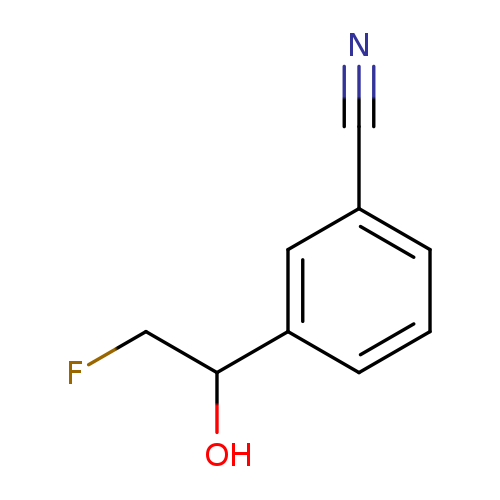 3-(2-fluoro-1-hydroxyethyl)benzonitrile