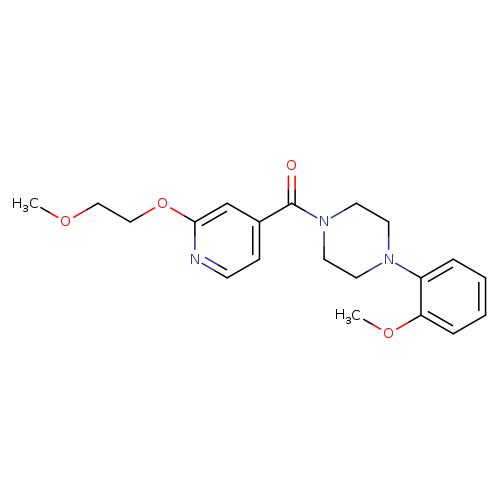 1-[2-(2-methoxyethoxy)pyridine-4-carbonyl]-4-(2-methoxyphenyl)piperazine