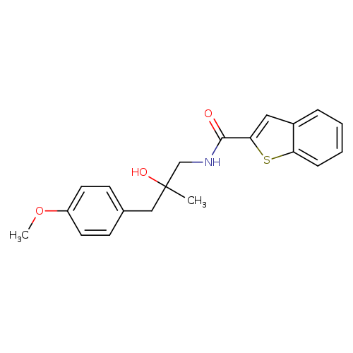 N-[2-hydroxy-3-(4-methoxyphenyl)-2-methylpropyl]-1-benzothiophene-2-carboxamide