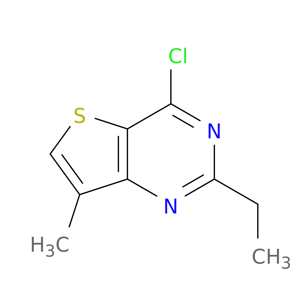 4-chloro-2-ethyl-7-methylthieno[3,2-d]pyrimidine