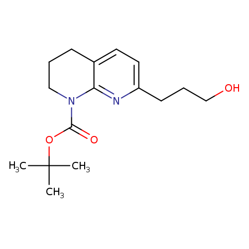 tert-Butyl 7-(3-hydroxypropyl)-3,4-dihydro-1,8-naphthyridine-1(2h)-carboxylate