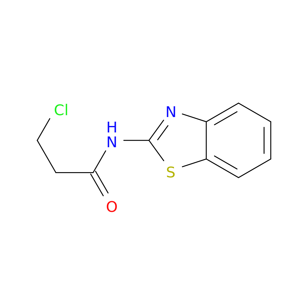N-1,3-benzothiazol-2-yl-3-chloropropanamide