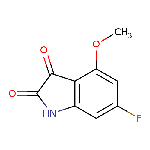 6-fluoro-4-methoxy-2,3-dihydro-1H-indole-2,3-dione