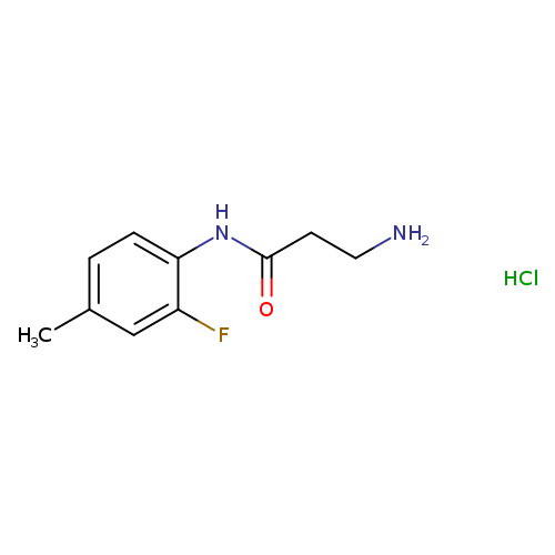 N~1~-(2-fluoro-4-methylphenyl)-beta-alaninamide hydrochloride