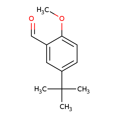 Benzaldehyde, 5-​(1,​1-​dimethylethyl)​-​2-​methoxy-