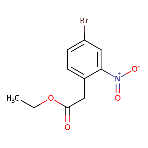BENZENEACETIC ACID, 4-BROMO-2-NITRO-, ETHYL ESTER