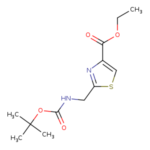 Ethyl 2-(((tert-butoxycarbonyl)amino)methyl)thiazole-4-carboxylate