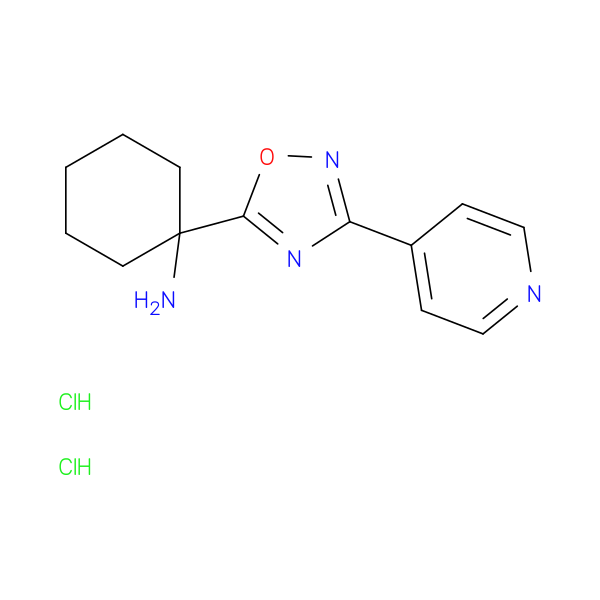 1-[3-(pyridin-4-yl)-1,2,4-oxadiazol-5-yl]cyclohexan-1-amine dihydrochloride