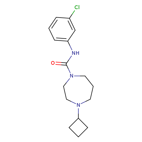 N-(3-chlorophenyl)-4-cyclobutyl-1,4-diazepane-1-carboxamide