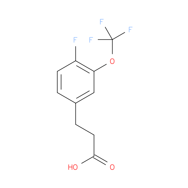3-(4-Fluoro-3-(trifluoromethoxy)phenyl)propanoic acid