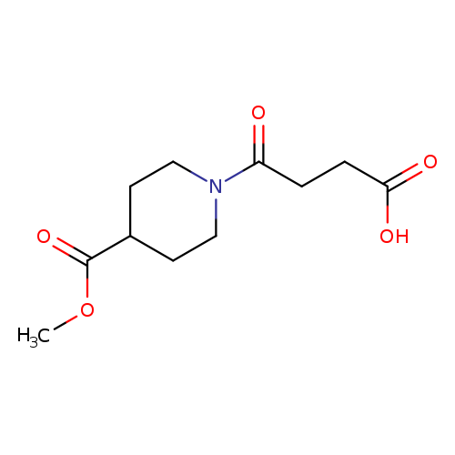 4-(4-(Methoxycarbonyl)piperidin-1-yl)-4-oxobutanoic acid