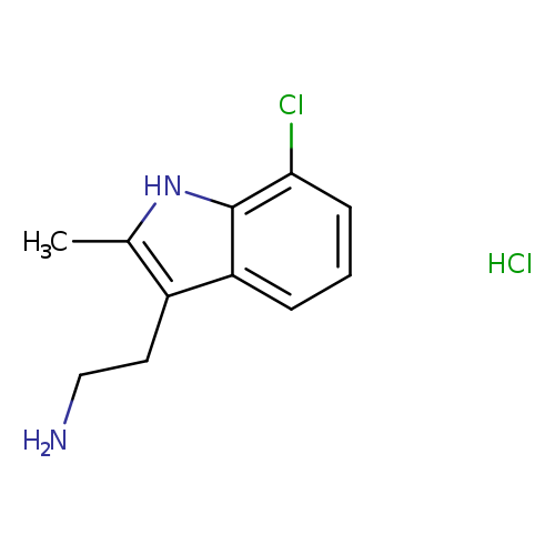 2-(7-Chloro-2-methyl-1h-indol-3-yl)ethanamine, HCl