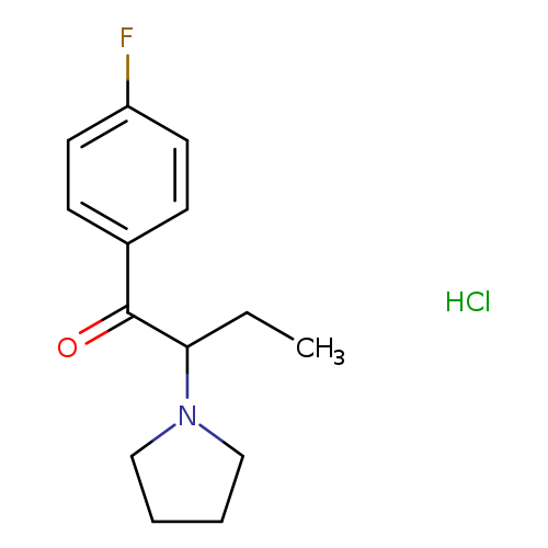 1-(4-fluorophenyl)-2-(pyrrolidin-1-yl)butan-1-one,monohydrochloride