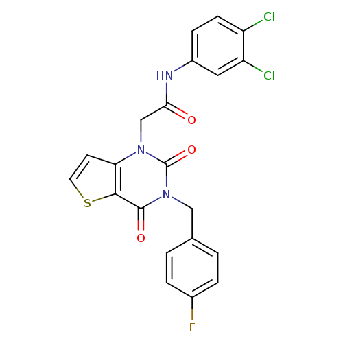N-(3,4-dichlorophenyl)-2-{3-[(4-fluorophenyl)methyl]-2,4-dioxo-1H,2H,3H,4H-thieno[3,2-d]pyrimidin-1-yl}acetamide