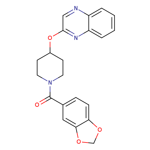 2-{[1-(2H-1,3-benzodioxole-5-carbonyl)piperidin-4-yl]oxy}quinoxaline