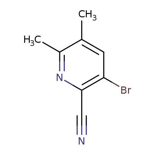 3-bromo-5,6-dimethylpyridine-2-carbonitrile