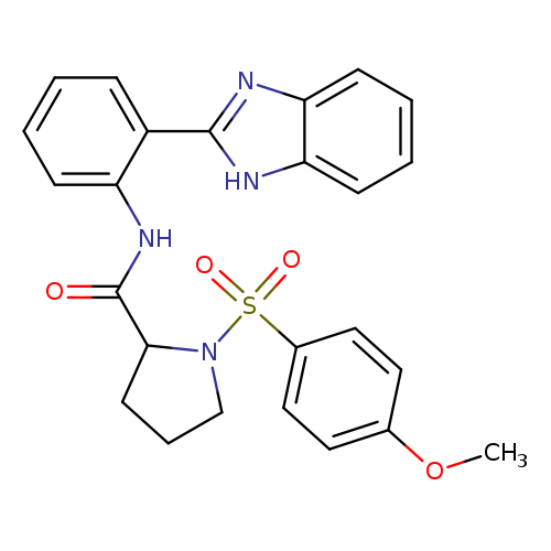 N-[2-(1H-1,3-benzodiazol-2-yl)phenyl]-1-(4-methoxybenzenesulfonyl)pyrrolidine-2-carboxamide