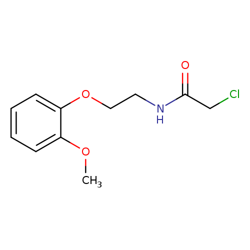 2-chloro-N-[2-(2-methoxyphenoxy)ethyl]acetamide
