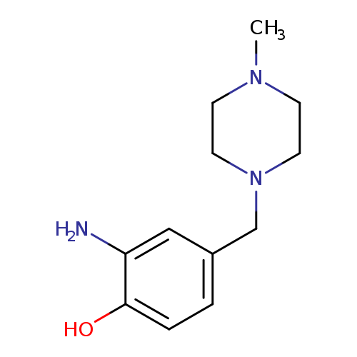 2-Amino-4-[(4-methylpiperazin-1-yl)methyl]phenol