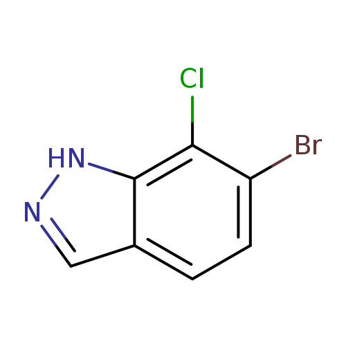 6-Bromo-7-chloro-1H-indazole