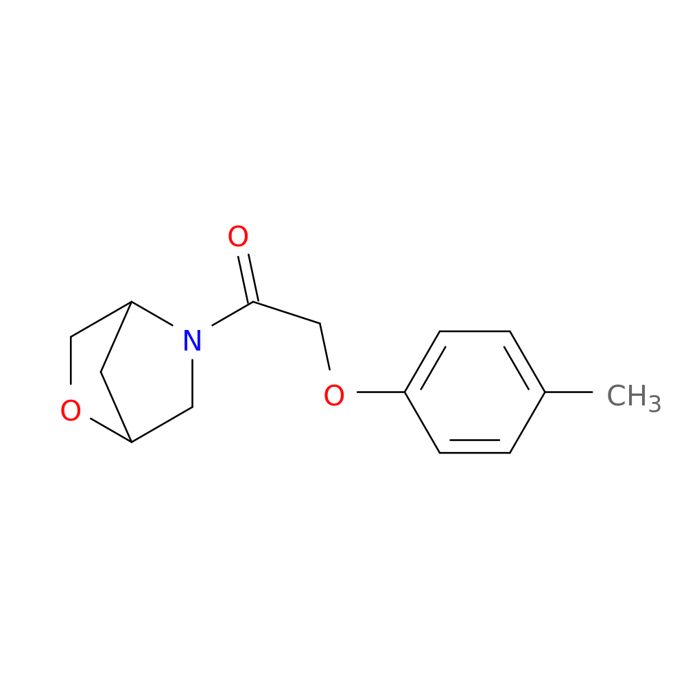 2-(4-methylphenoxy)-1-{2-oxa-5-azabicyclo[2.2.1]heptan-5-yl}ethan-1-one