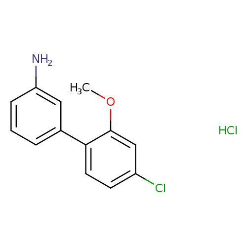 3-(4-Chloro-2-methoxyphenyl)aniline, HCl