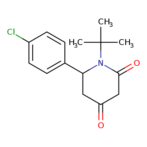 1-(tert-Butyl)-6-(4-chlorophenyl)dihydro-2,4(1h,3h)-pyridinedione